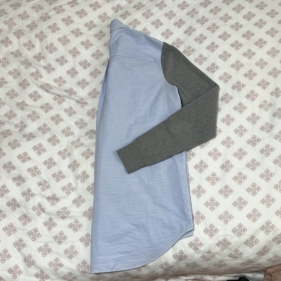 Theory 'Deverlyn' Cashmere/Cotton Layered Look Sweater - Picture 14 of 14